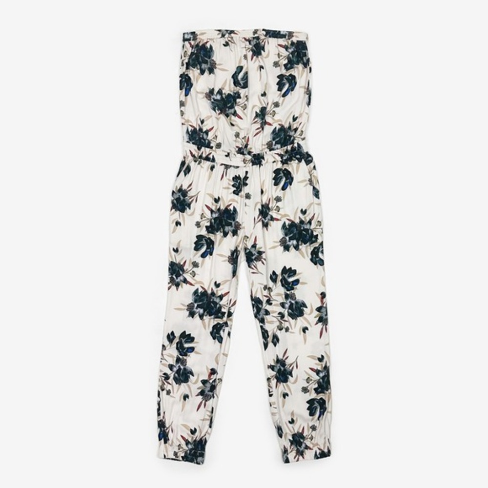 Aritzia Talula Strapless Jumpsuit Size S‎ Floral